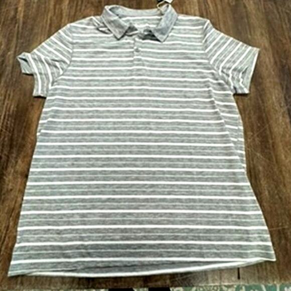 NWT!! Mountain Warehouse Active Gray & White Polo, ISOCOOL, Size XL, - Picture 2 of 10